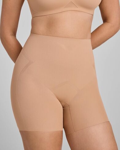 HONEYLOVE MeshSculpt Mid Waist Short - Medium Support Lightweight Shapewear for Women in Kuwait
