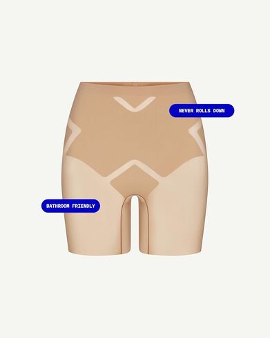 HONEYLOVE MeshSculpt Mid Waist Short - Medium Support Lightweight Shapewear for Women in Kuwait
