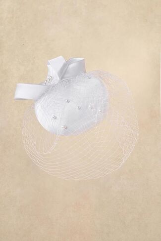 BABEYOND Fascinators Hats for Women - Tea Party British Derby Ladies Church Pillbox Hat with Veil for Bridal Wedding Party in Kuwait
