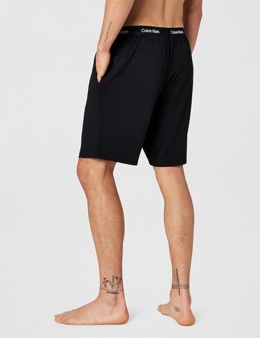 Calvin Klein Men's Ultra Soft Modern Modal Sleep Short Black in Kuwait
