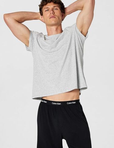 Calvin Klein Men's Ultra Soft Modern Modal Sleep Short Black in Kuwait
