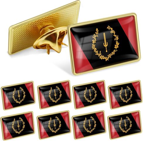 10/20/50/100Pcs Black American Heritage Flag Lapel Pins Bulk -African Afro Soulaan Heritage Design Badge Souvenir Gifts in Saudi Arabia