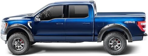 Husky Liners Fender Flares Pocket Style | Fits 2021-2025 Ford F-150, Excludes F150 Lightning | Front & Rear, 4-pc Black - 2802963 in Saudi Arabia