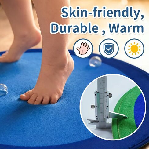 STARUIA 6 Pcs 16" Colorful Kids Carpet Circle Seats Classroom Playroom Rugs, Floor Cushions for Circle Time Round Rug, Soft Non Slip Home School Story Time Group Activity Learning Playing Areas in Saudi Arabia