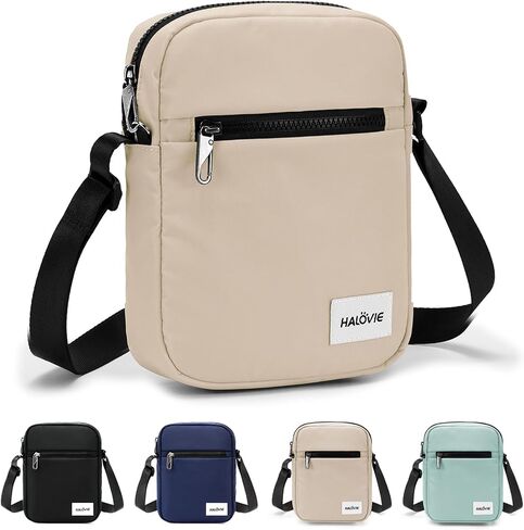 HALOVIE Small RFID Anti Theft Crossbody Bag Lightweight Sling Cross Body Bag Purse for Women Men for Travel Daily in Kuwait