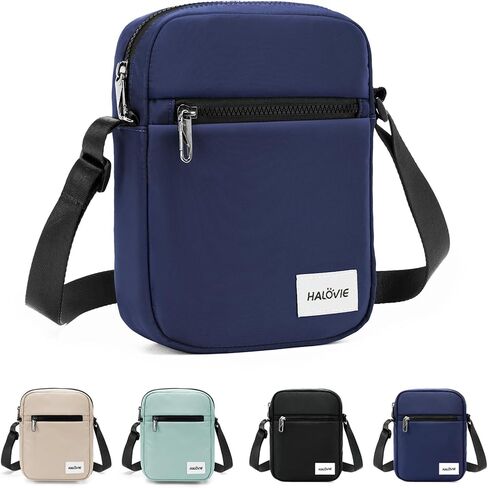 HALOVIE Small RFID Anti Theft Crossbody Bag Lightweight Sling Cross Body Bag Purse for Women Men for Travel Daily in Kuwait