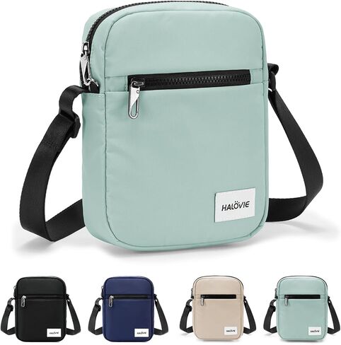 HALOVIE Small RFID Anti Theft Crossbody Bag Lightweight Sling Cross Body Bag Purse for Women Men for Travel Daily in Kuwait