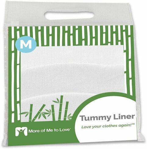 More of Me to Love Viscose and Cotton Blend Tummy Liner (6-Pack) (Medium, White) in Kuwait