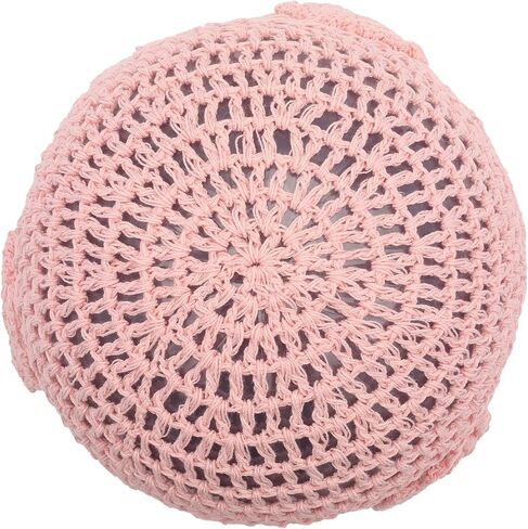 ZLYC Women Cotton Crochet Beanie Handmade Knit Flower Summer Slouchy Skull Hat in Kuwait