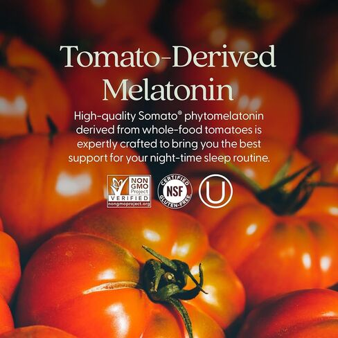 New Chapter Plant Melatonin 2mg - Sleep Aid for Adults with No Next-Day Grogginess, Nature-Inspired Sleep Formula Made with Melatonin from Tomato + Tart Cherry & Ashwagandha – Non-GMO, 30ct in Kuwait
