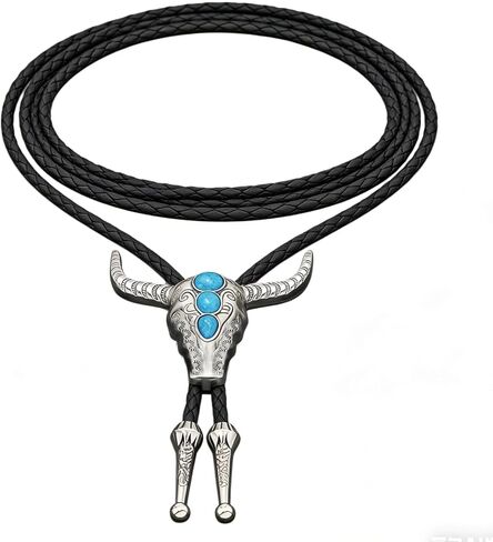 Bolo tie for men western necktie vintage style bow tie for men cowboy accessories gifts for men in Kuwait