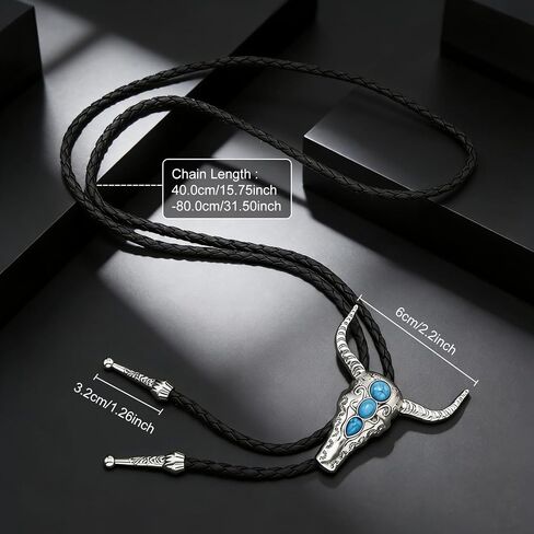 Bolo tie for men western necktie vintage style bow tie for men cowboy accessories gifts for men in Kuwait