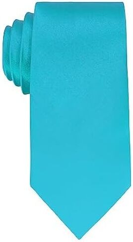 3.15" Classic Solid Satin Mens Tie Business Casual Neckties for Husband Family in Kuwait