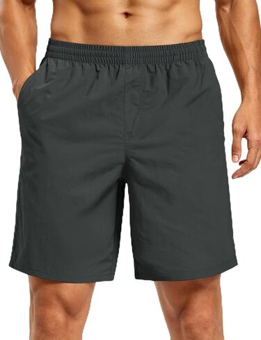 MAGCOMSEN Men's Hiking Fishing Shorts UPF 50+ Quick Dry Lightweight 6" Summer Casual Shorts with Zipper Pockets in Kuwait