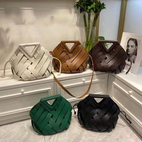 Hollow Women'S Bag, Vegetable Basket Women'S Bag, Hand Woven Women'S Bag, Crossbody Bag, Shoulder Bag, Handbag in Kuwait