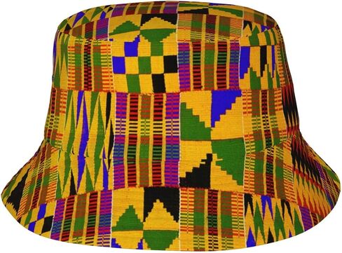 Retro African Hats African Ethnic Tribal Bucket Hat Women Men Beach Sun Hats for Outdoor Travel Hiking in Saudi Arabia