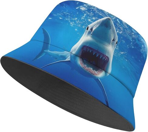 Amasnay Funny Bucket Hat Cotton Double-Side-Wear Reversible Sun Hat for Women Men, Summer Vacation Travel Beach Fisherman Hat in Saudi Arabia