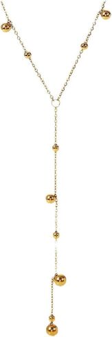 Lariat Dainty Long Necklace Y-Shaped Layered Chain Drop Necklaces Fashion Jewelry for Women Gifts. in Kuwait