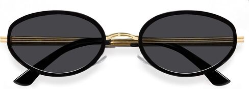 BOTEN Retro Oval Sunglasses for Women 90s Small Gold Frame Sun Glasses Lightweight Cute Chic Sunnies in Saudi Arabia