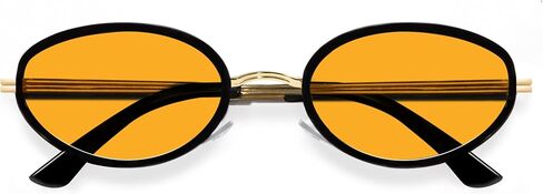 BOTEN Retro Oval Sunglasses for Women 90s Small Gold Frame Sun Glasses Lightweight Cute Chic Sunnies in Saudi Arabia