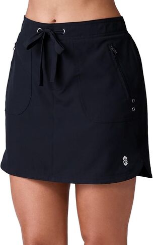Free Country Women's Skort 3" Inseam Tennis Golf Swimming Drawstring Skorts UPF 50 Quick Dry with Pockets and Streachable-B&B in Kuwait