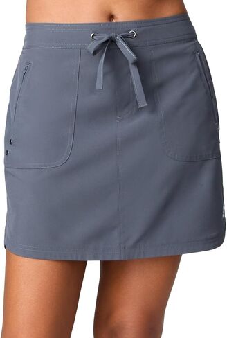 Free Country Women's Skort 3" Inseam Tennis Golf Swimming Drawstring Skorts UPF 50 Quick Dry with Pockets and Streachable-B&B in Kuwait