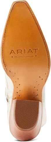 حذاء ARIAT النسائي Casanova طويل غربي بمقدمة قصيرة أبيض 6 1/2 W US in Kuwait