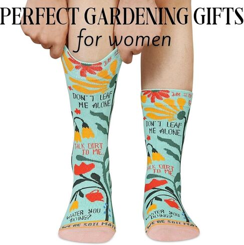 InnoBeta Gardening Gifts for Women Funny One Size Crew Sock for Gardener Garden Lovers Mom Grandma, Garden Gifts for Women Gardeners on Birthday Christmas in Kuwait