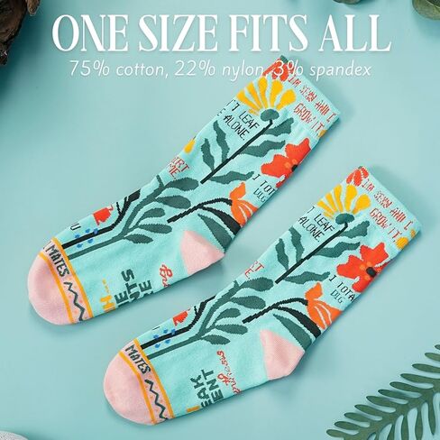 InnoBeta Gardening Gifts for Women Funny One Size Crew Sock for Gardener Garden Lovers Mom Grandma, Garden Gifts for Women Gardeners on Birthday Christmas in Kuwait