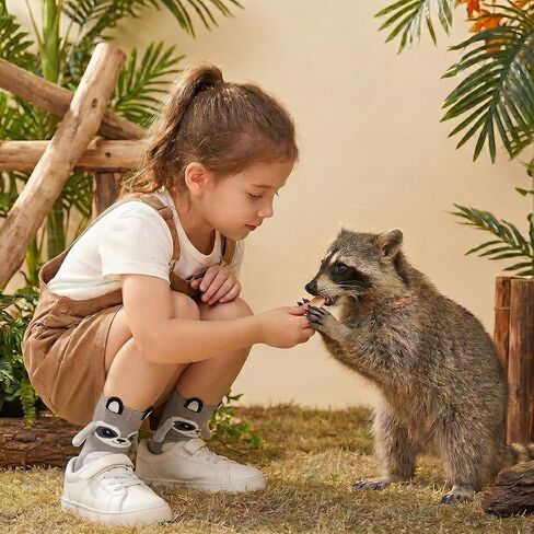 Raccoon Holding Hands Socks, Funny Magnetic Socks That Hold Hands for Kids Teens Women Christmas Birthday Gifts in Saudi Arabia