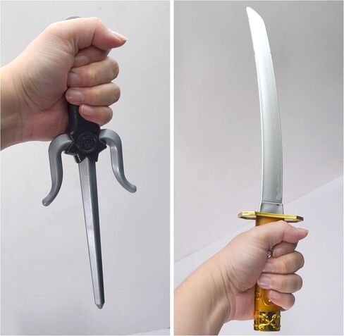 Ninja Warrior Weapons Set with Chest Armor Mask Ninja Roleplay Pretend Play Cosplay Accessories Kids Martial Arts Katanas SAIS Throwing Stars 10 Pcs Black in Saudi Arabia