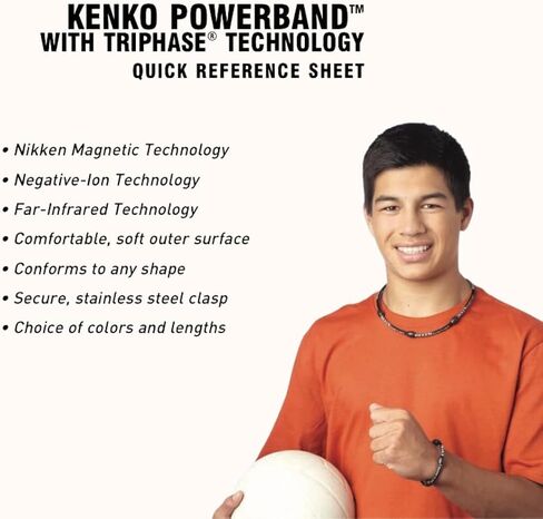 NiKKEN Wristbands Sports Kenko Powerband 19081, Black Sports Bracelets, Washable and Adjustable Bracelets for Women, Comfortable & Durable Mens Bracelet for Active Lifestyles, Large Wrist Bands in Kuwait