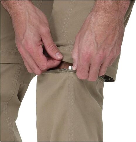 The B.C. Clothing Co. Men's Belted Stretch Convertible Cargo Pant, Pants Convert to Shorts in Saudi Arabia