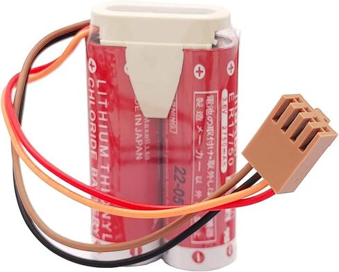 ER1750 Replacement Battery Pack for Kawasaki MD500N 50750-1018 3.6V Robot Battery Pack ER17/50 Battery in Kuwait