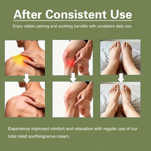 Total Relief Magnesium Magic Cream Advanced nerve Comfort with Arnica, Menthol, MSM,Fast-Absorbing for Relief Joint, Feet, Hands, Legs, Muscles, Natural Ingredient -4floz/114g in Saudi Arabia