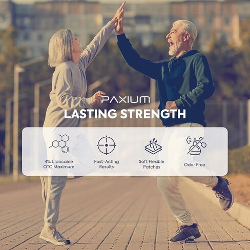 4% Lidocaine Patches Maximum Strength – Topical Pain Relief Patch for Back, Neck, Shoulders, Knees & Elbows – 15 Count in Kuwait
