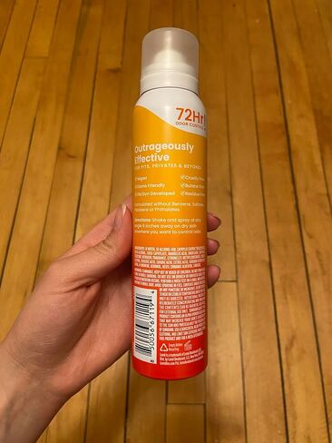 Lume Invisible Spray Deodorant For Women Two Pack - Full Size & Mini Whole Body Deodorant Spray - 72 Hr Odor Control - Aluminum & Baking Soda Free - 2 Piece Bundle - 3.6 oz & 1.0 oz (Clean Tangerine) in Saudi Arabia