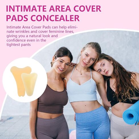 4 Pack Camel Concealer Toe, Reusable Silicone Pads Invisible Toe No Camel Guard for Women, Underwear Guard Seamless Hider Covers for Swimsuits Bikini Leggings Yoga Pants All in Saudi Arabia