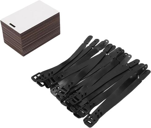 18 Set Sublimation Luggage Tag Blanks, 2 Sided MDF Suitcase Travel Bag Label Tags with Strap, for Luggage Backpack Suitcase Schoolbag in Kuwait