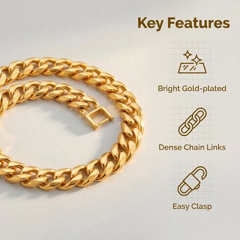 18K Gold Double Cuban Chain Bracelet 7.8 Inch | Dainty Hollow Link, Wrist Jewelry, For Daily Work Party, Costume Accessory in Saudi Arabia