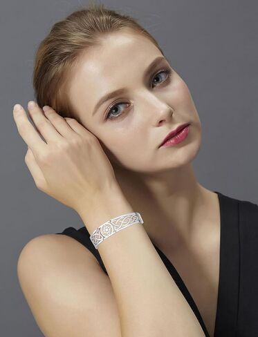 GAUEIOUR Stainless Steel Witchcraft Witch Knot Cuff Bangle,Witch Return-Knot Original Celtic Trinity Open Adjustable Promise Protection Bracelet,Pagan Symbols Irish Protection Amulet Good Luck Jewelry in Saudi Arabia