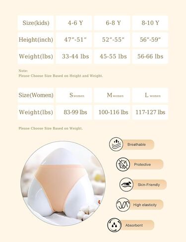Dayrose Dance Briefs for Girls and Women, Seamless Cotton Dance Underwear for Ballet Costumes, Gymnastics (1-3 Pairs) in Saudi Arabia
