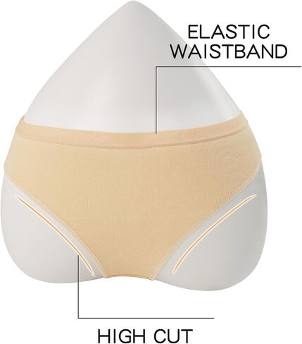 Dayrose Dance Briefs for Girls and Women, Seamless Cotton Dance Underwear for Ballet Costumes, Gymnastics (1-3 Pairs) in Saudi Arabia