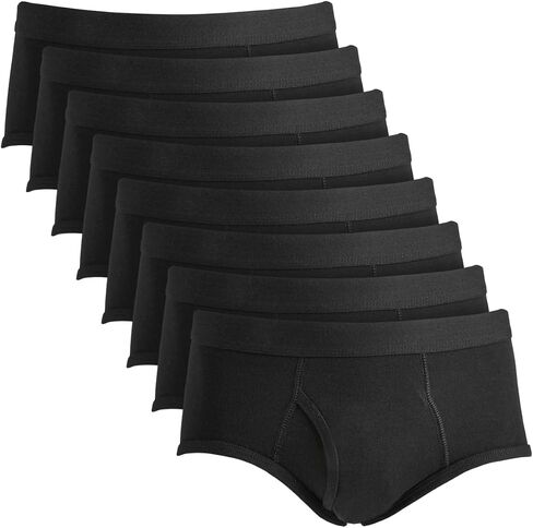 Club Room Mens 8 Pack Tagless Briefs Black XL in Saudi Arabia