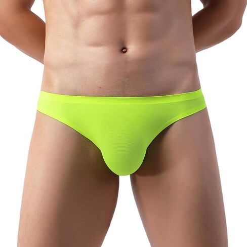 Men's Sexy Low Rise Briefs Panties Breathable Mesh Smooth Underwear in Kuwait