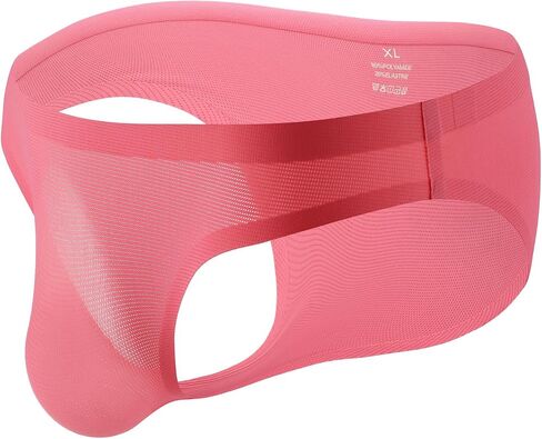 Men's Sexy Low Rise Briefs Panties Breathable Mesh Smooth Underwear in Saudi Arabia