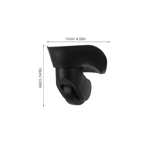 Luggage Wheels Replacement 2Pcs Universal Suitcase Swivel Wheels Mute Trolley Casters for Travel Luggage in Kuwait