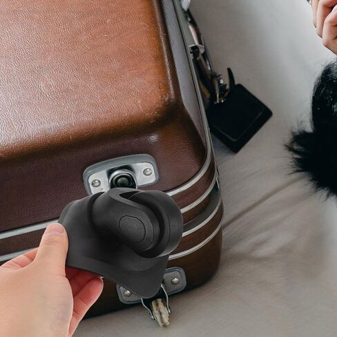 Luggage Wheels Replacement 2Pcs Universal Suitcase Swivel Wheels Mute Trolley Casters for Travel Luggage in Kuwait