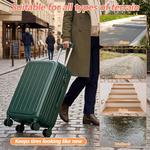 Luggage Wheel Covers, Noise Reducing Shock Absorbing Silicone Suitcase Wheel Covers, Universal Fit Protectors For Suitcase Wheels And Office Chair Casters, Customizable Cut To Fit Design in Kuwait