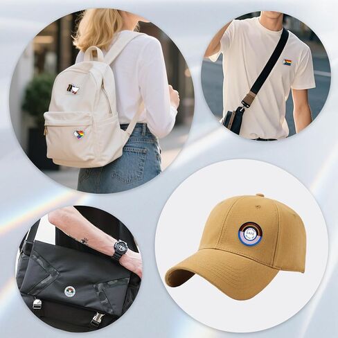 LGBTQ Pride Pins 9 Pack Rainbow Enamel Pins Set,You Are Safe with Me Pin, Mental Ally Safe Space Pins Lapel Pins for Backpack Hat Jacket, Cute Pride Accessories Gifts for Teachers Nurses in Saudi Arabia